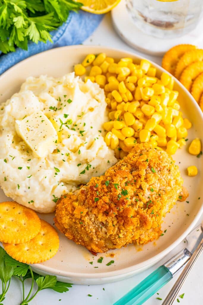 Ritz Cracker Oven Baked Pork Chops Recipe