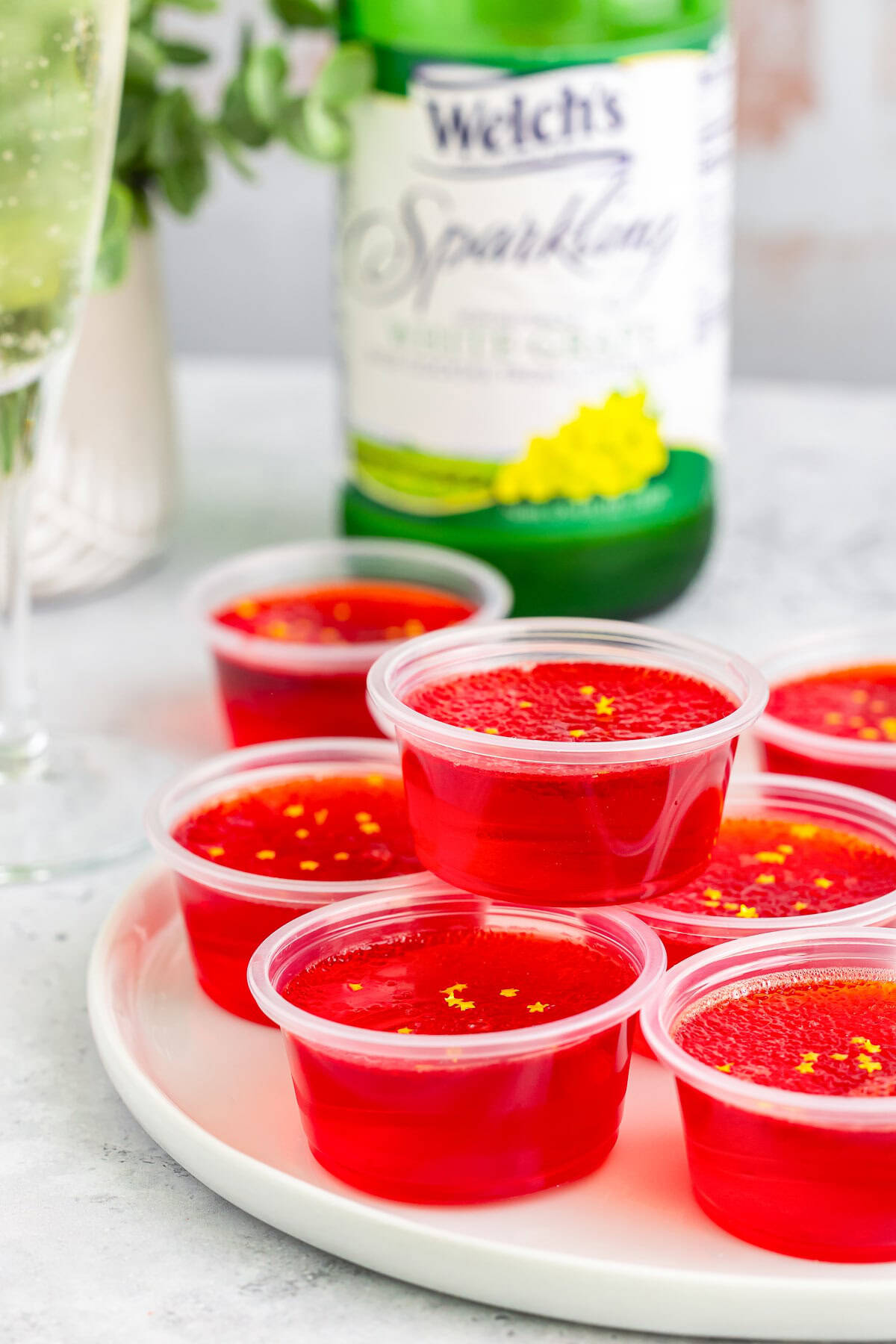 Sparkling Jello Shots Recipe (Kid Friendly)