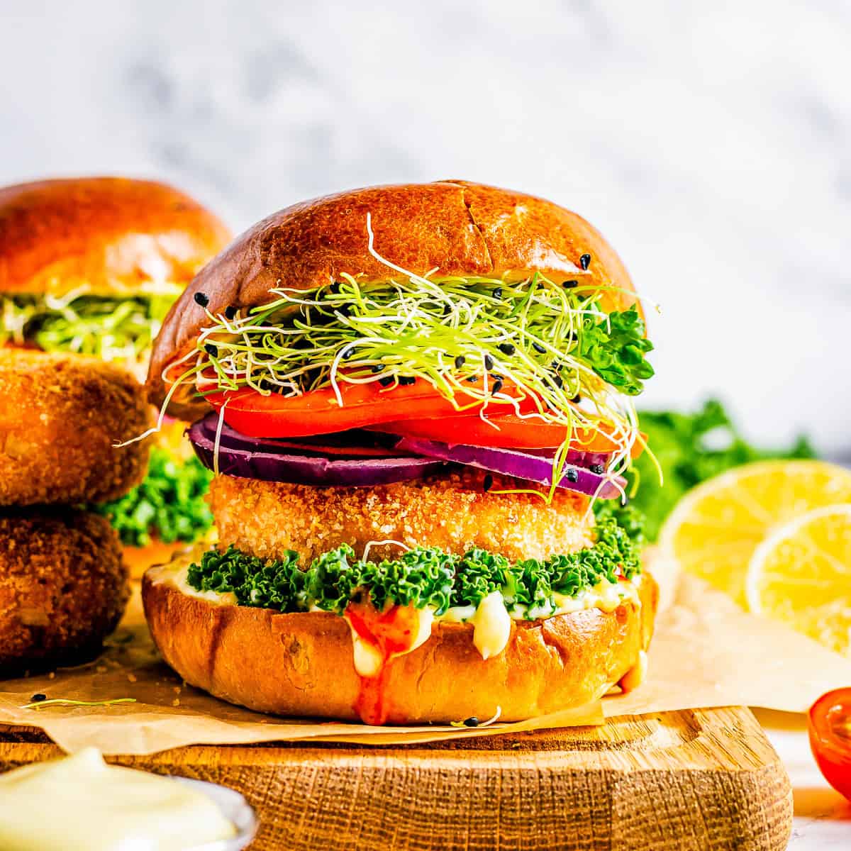 Easy Fresh Salmon Burgers Recipe