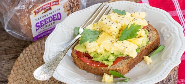 Scrambled Egg Avocado Toast