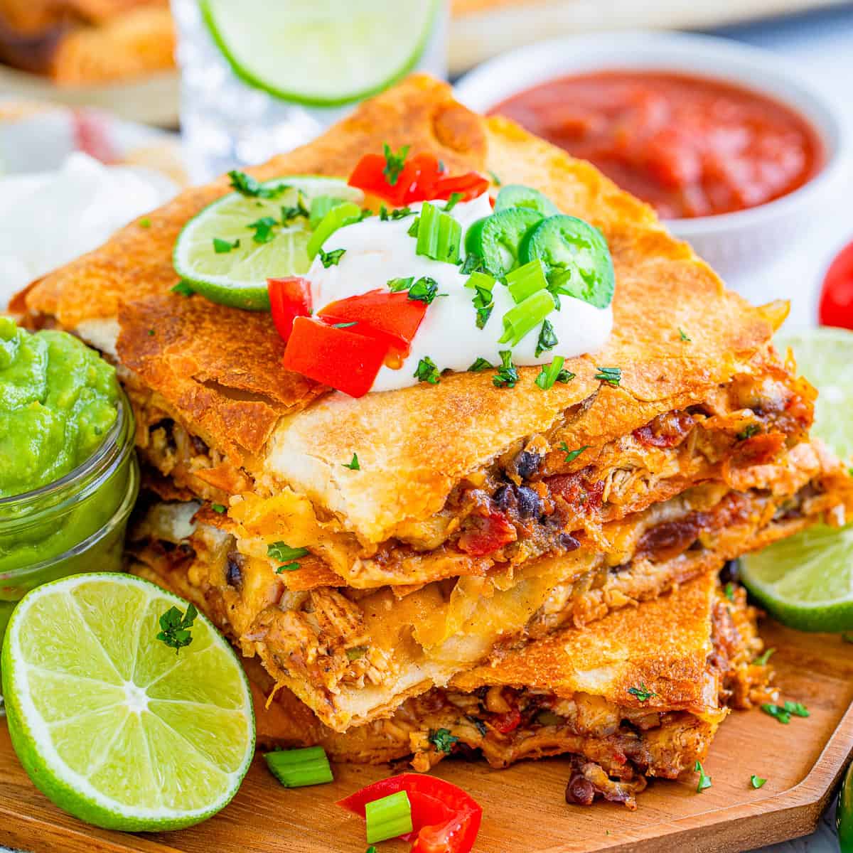 Easy Sheet Pan Chicken Quesadilla Recipe