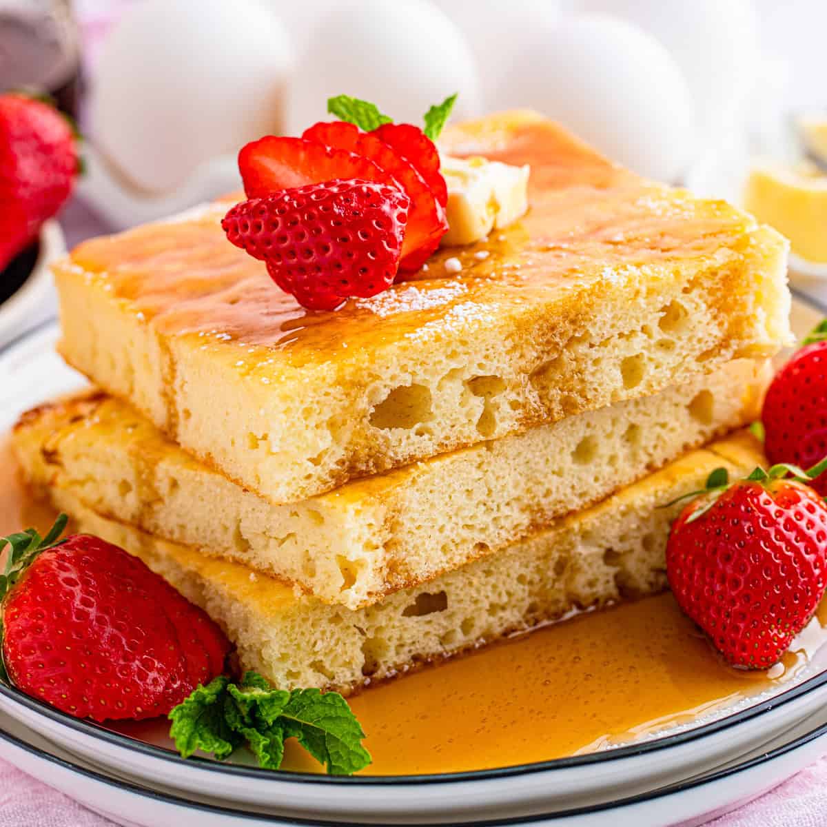 Fluffy Easy Sheet Pan Pancakes Recipe