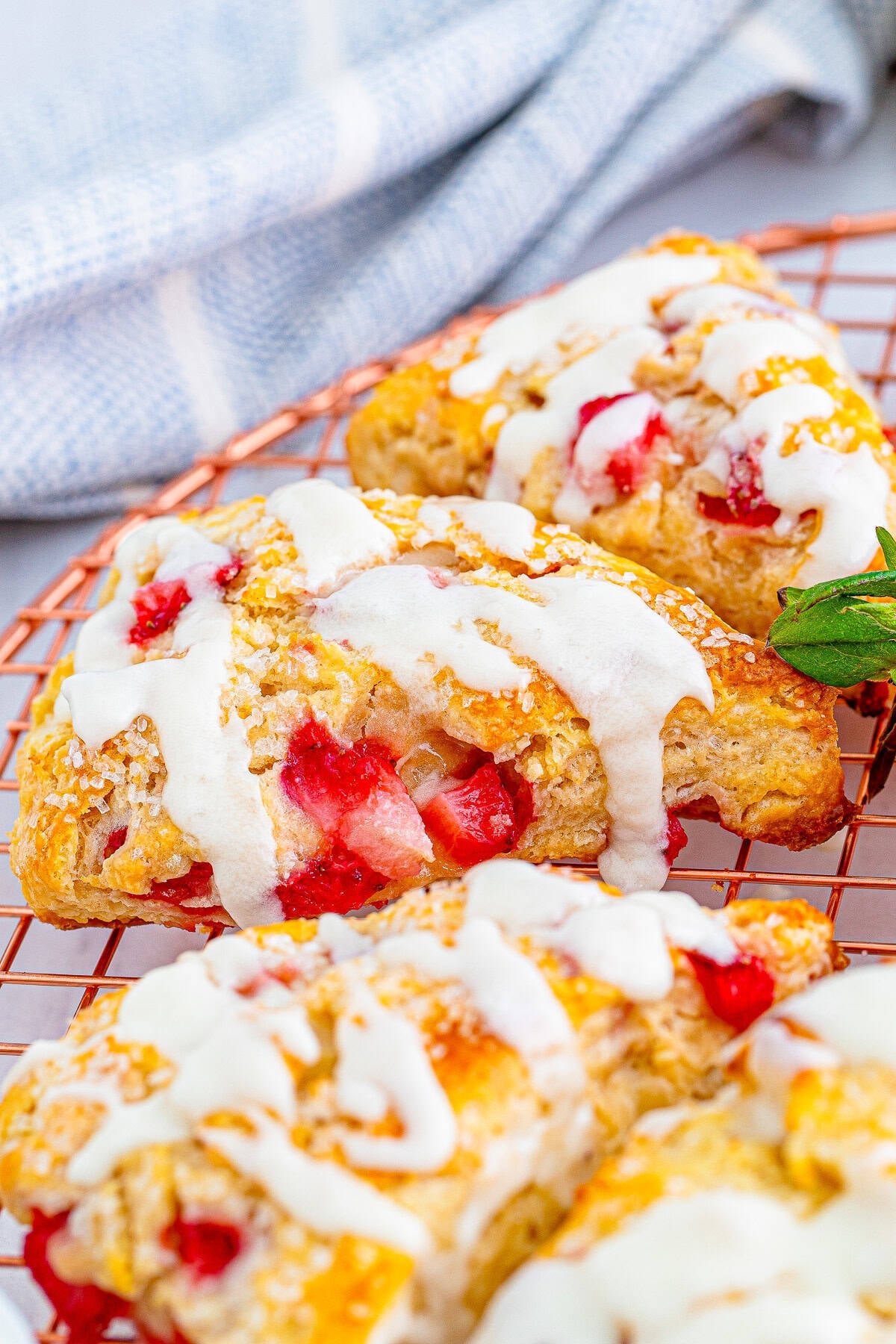 Fresh Strawberry Scones Recipe