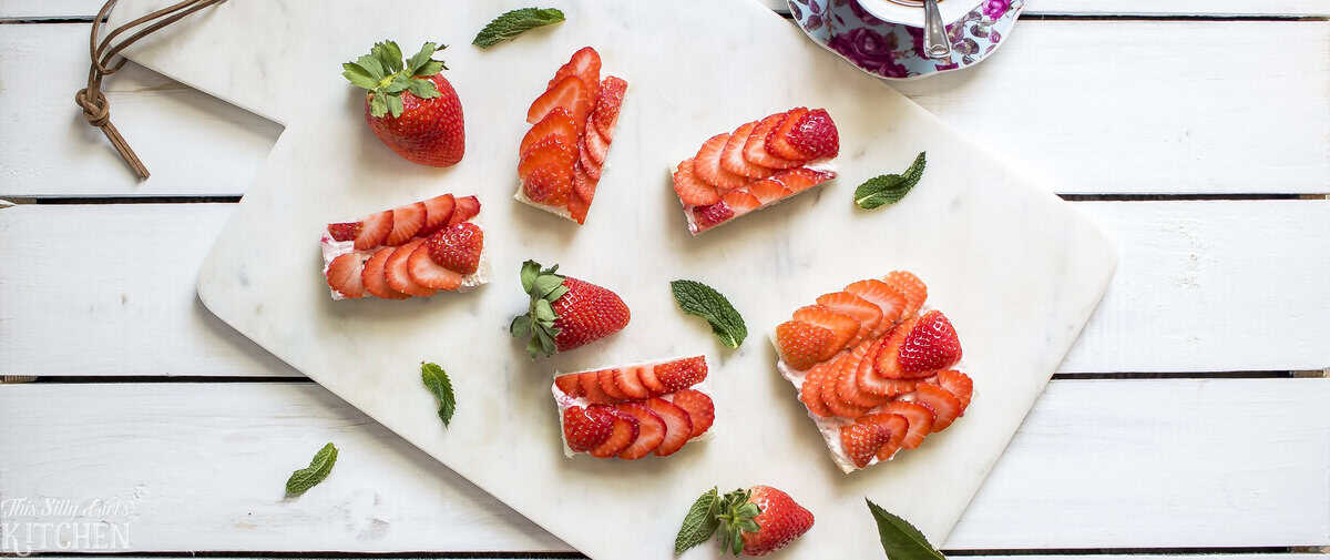 Strawberry Tea Sandwiches