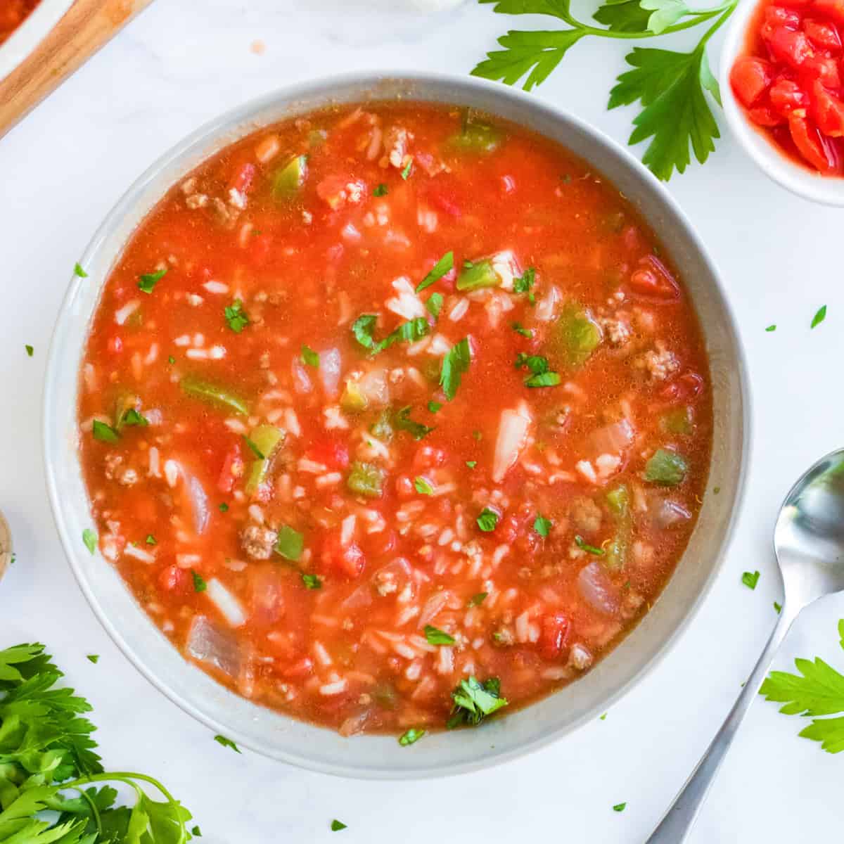 Stuffed Pepper Soup
