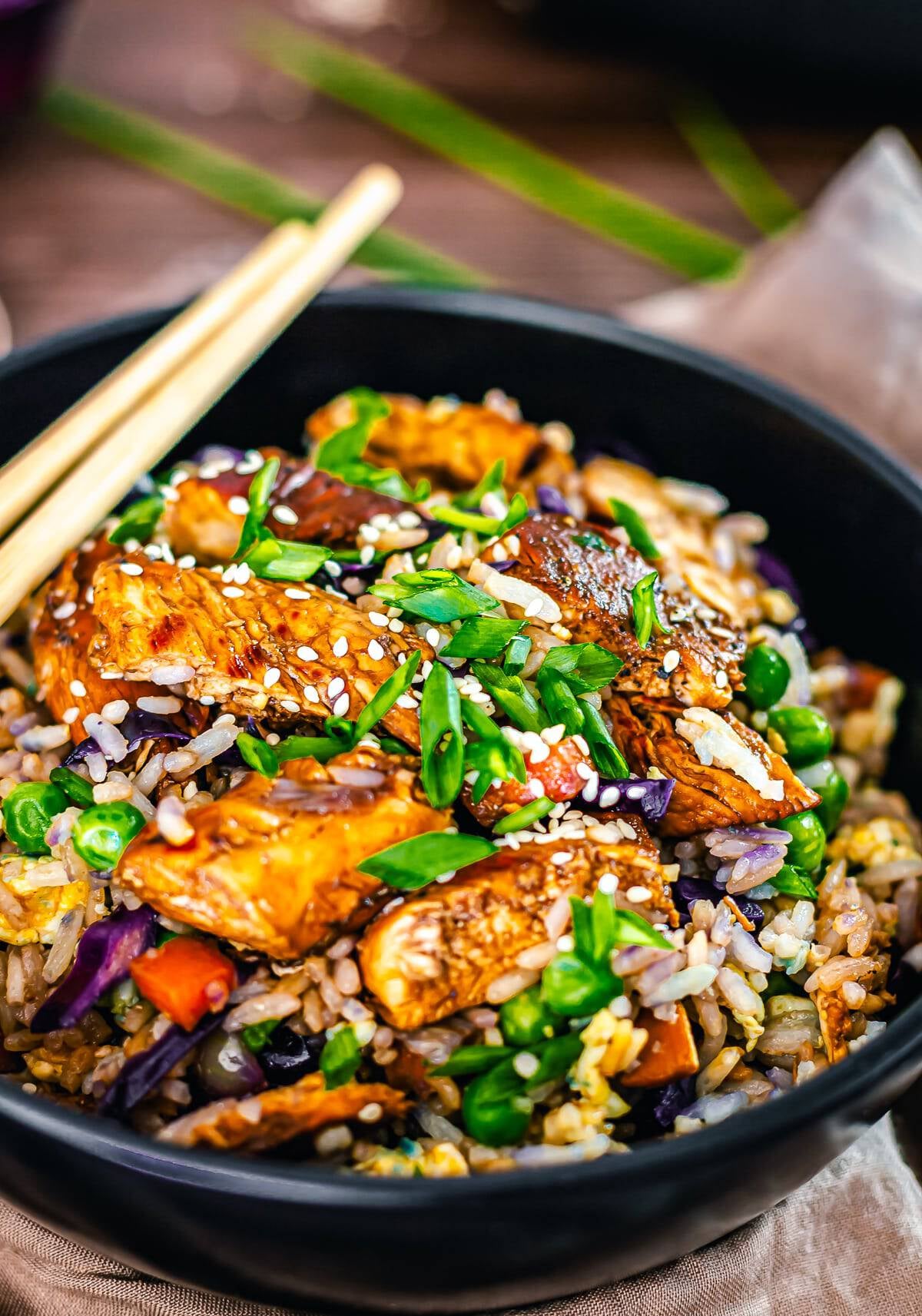 Teriyaki Chicken Fried Rice Recipe