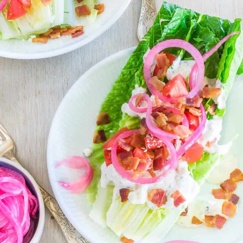 Romaine Wedge Salad Recipe