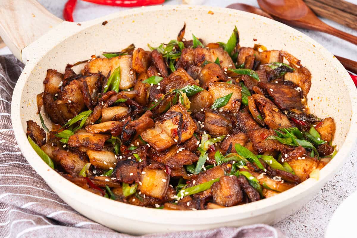 Twice Cooked Pork Recipe (Huí Guō Ròu)