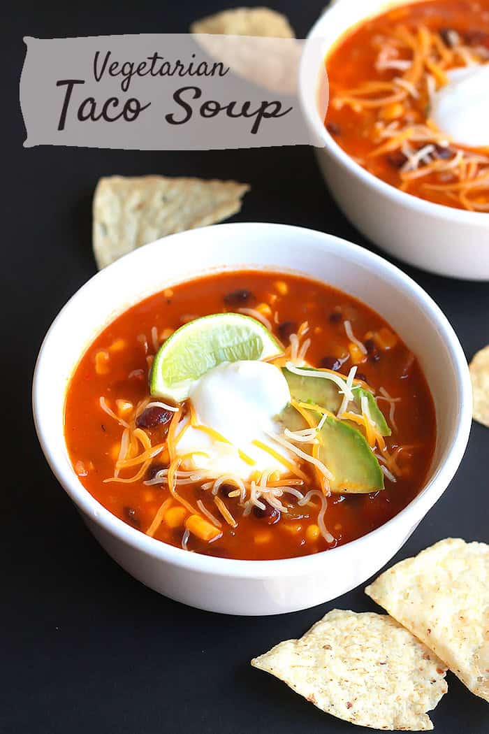 Vegetarian Taco Soup {contributor Celeste}