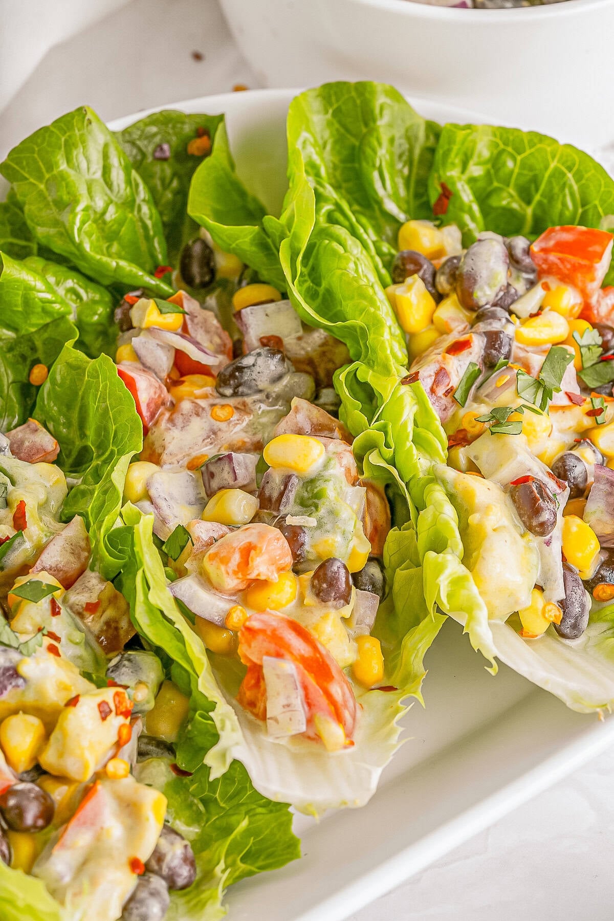 Easy Mexican Veggie Lettuce Wraps Recipe