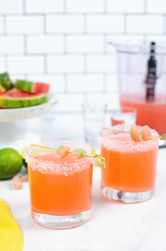 Fresh Watermelon Vodka Cocktail Slushies