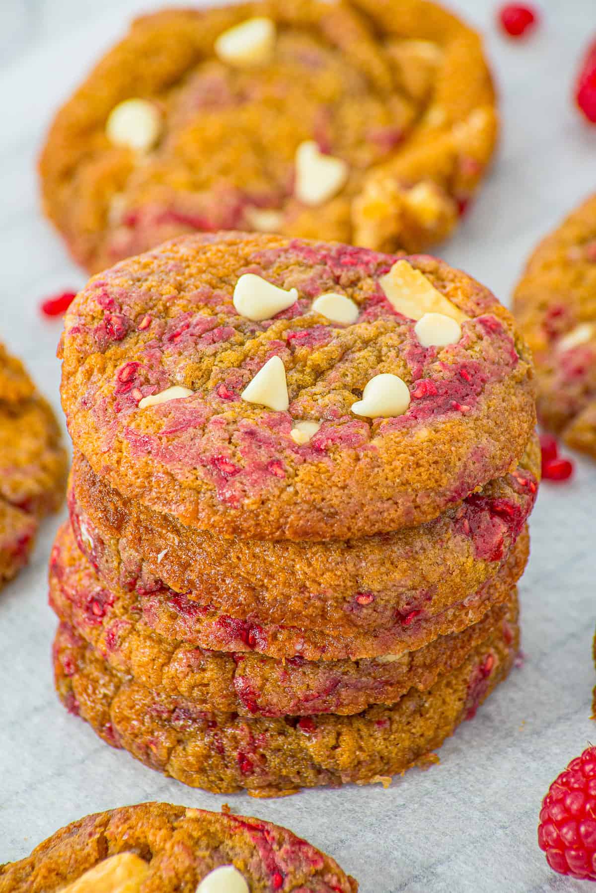 Best White Chocolate Raspberry Cookies