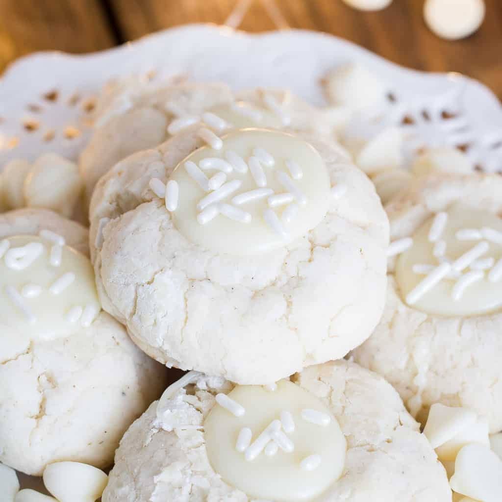White Chocolate Thumbprint Cookie Recipe