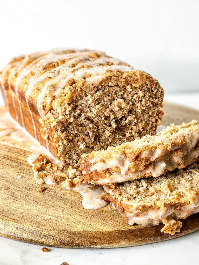 Apple Loaf Cake Recipe with Glaze