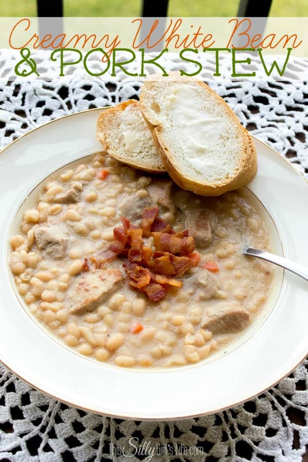 Creamy White Bean and Pork Stew