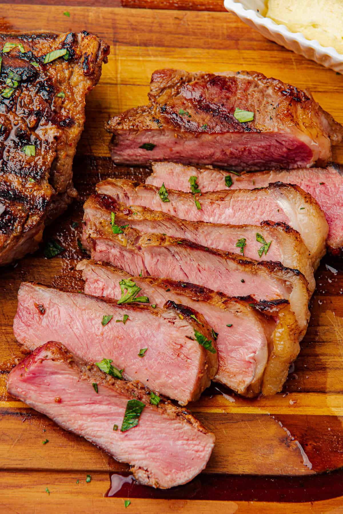 Grilled Marinated Barbeque Sirloin Steak