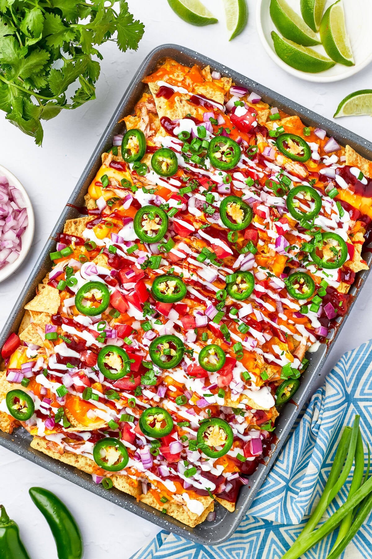 Loaded BBQ Chicken Nachos Recipe