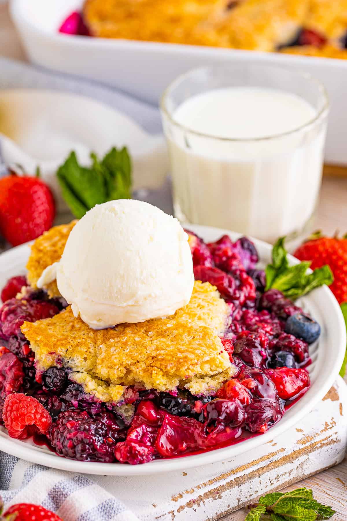 Mixed Berry Cobbler Recipe From Scratch