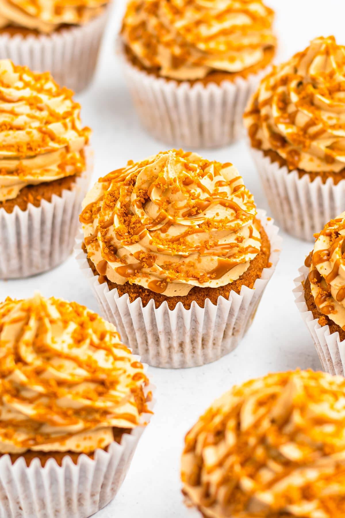 Cookie Butter Biscoff Cupcakes Recipe