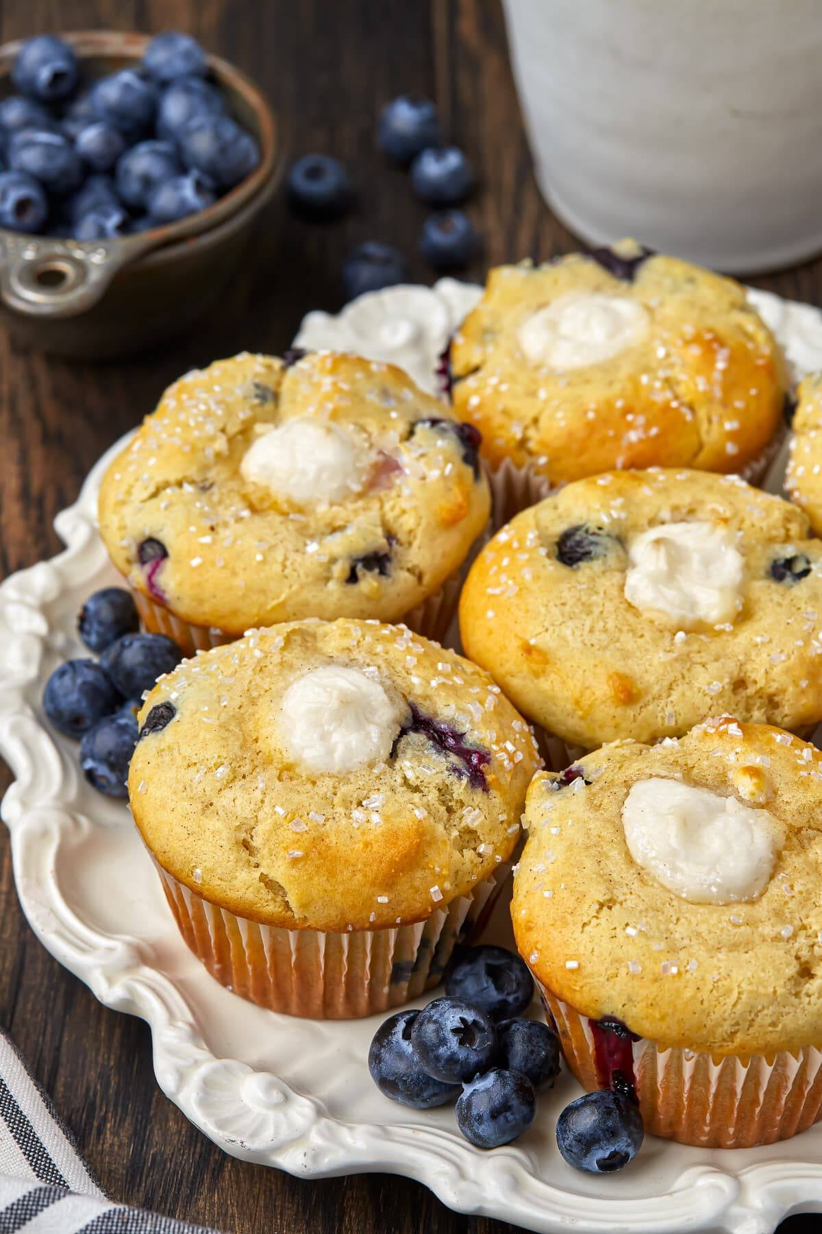 Blueberry Cream Cheese Muffins Recipe