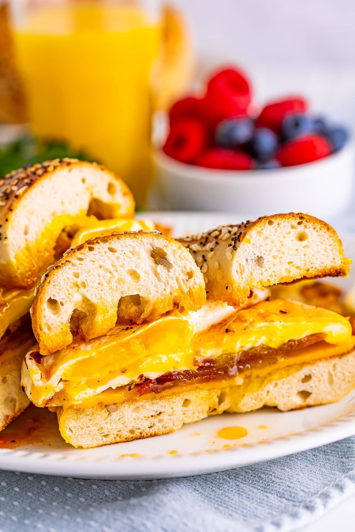 Breakfast Bagel Sandwich
