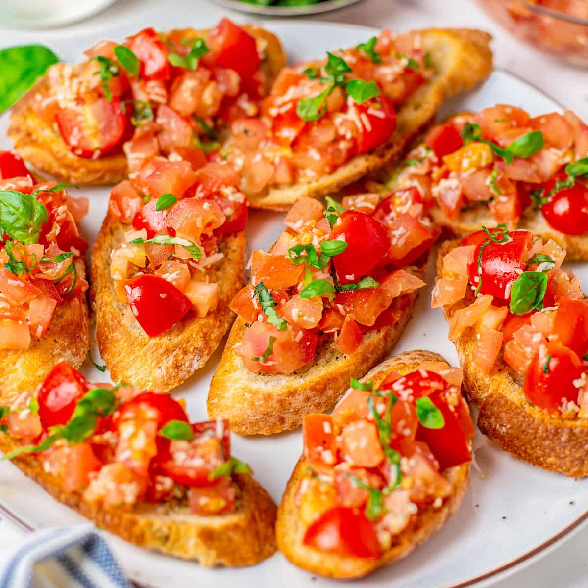 Bruschetta with Garlic Crostini