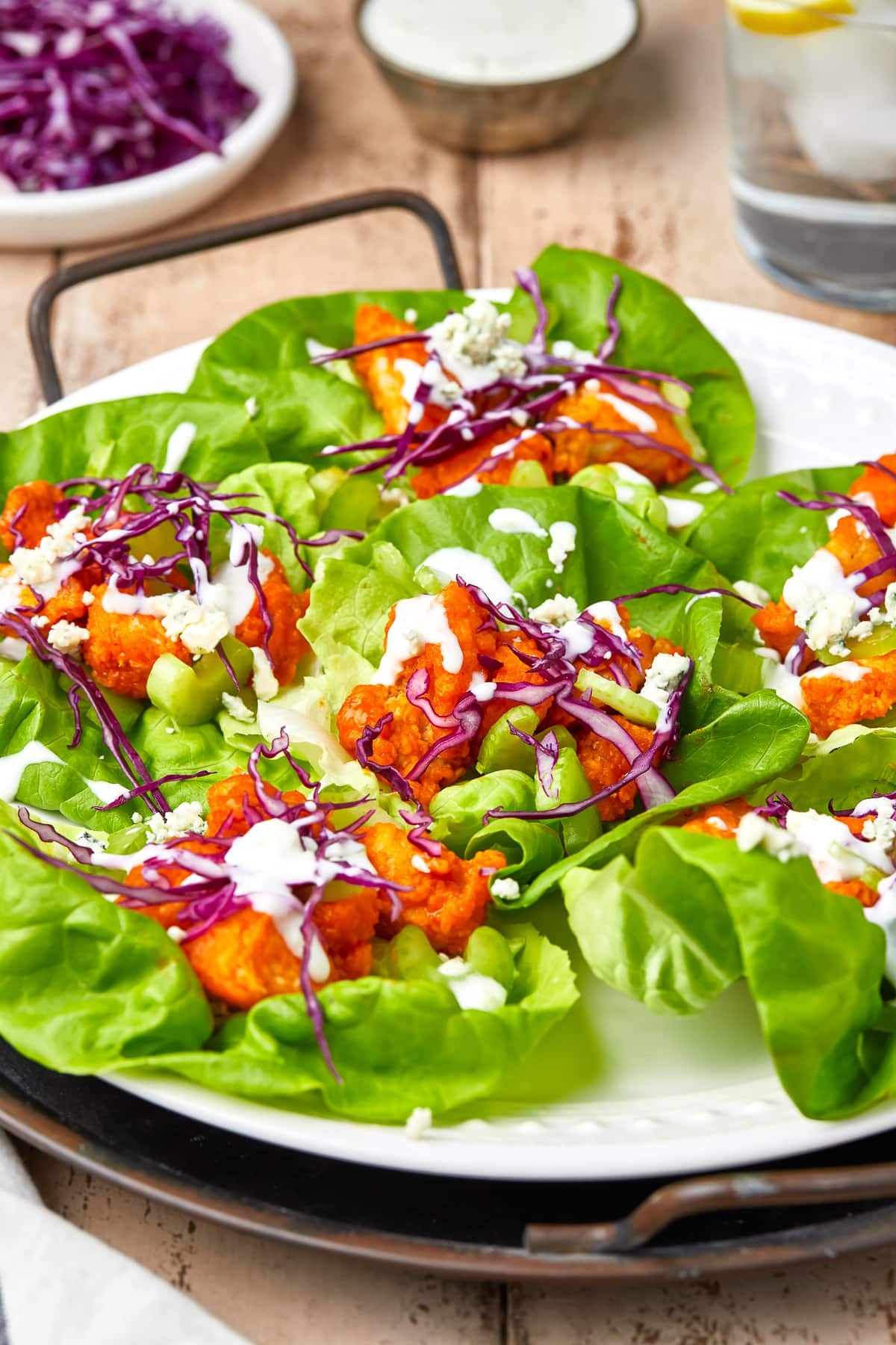 Buffalo Chicken Lettuce Wraps Recipe