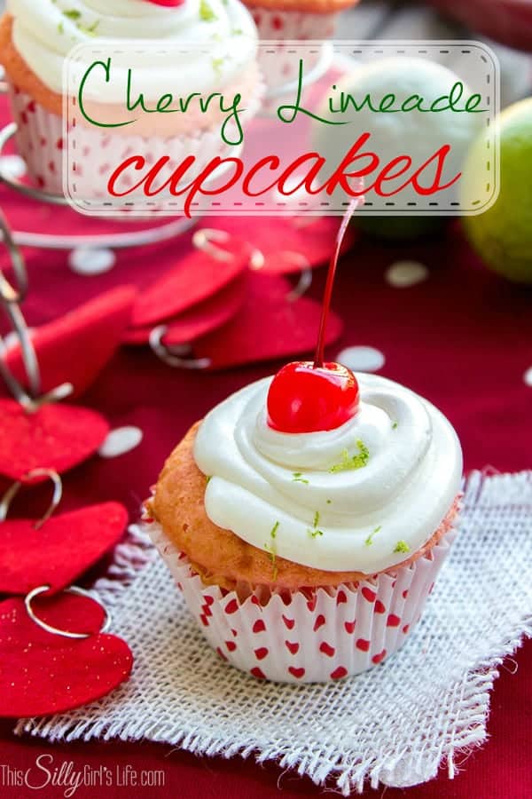 Cherry Limeade Cupcakes