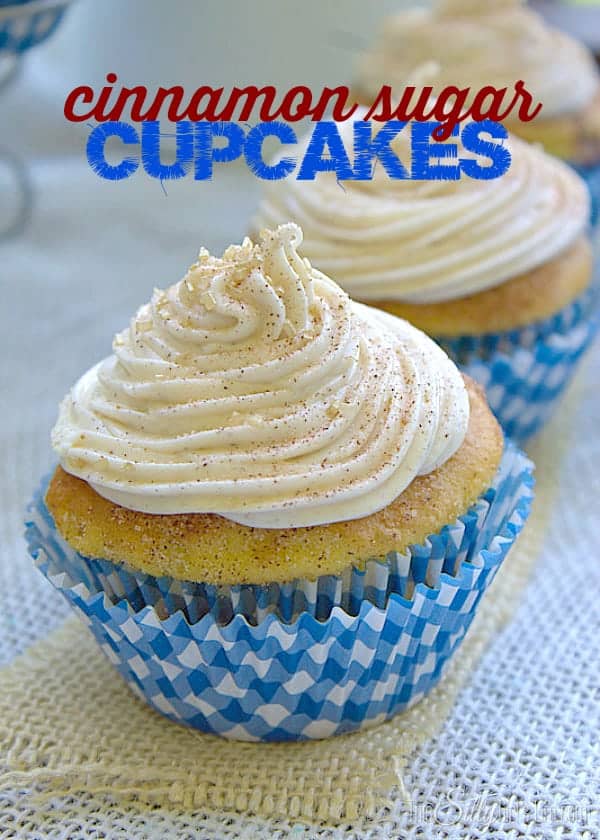 Cinnamon Sugar Cupcakes