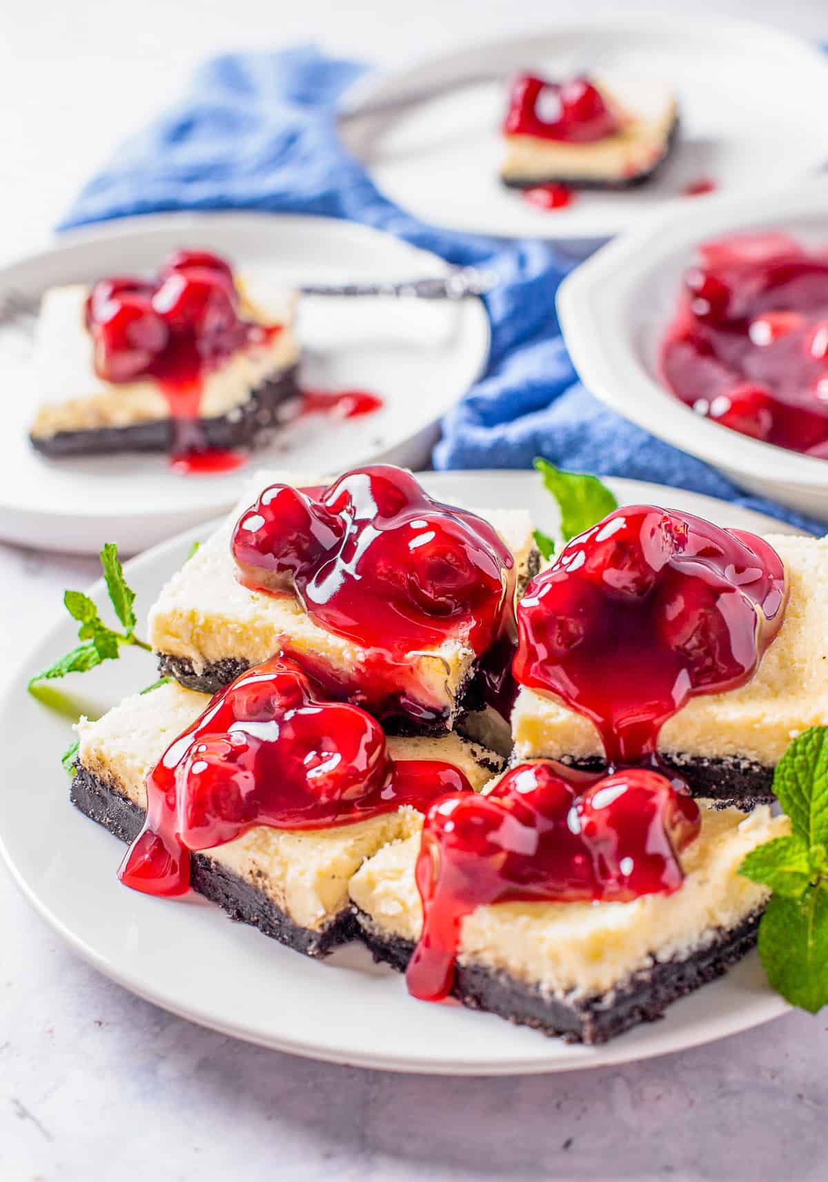 Cherry Cheesecake Bars