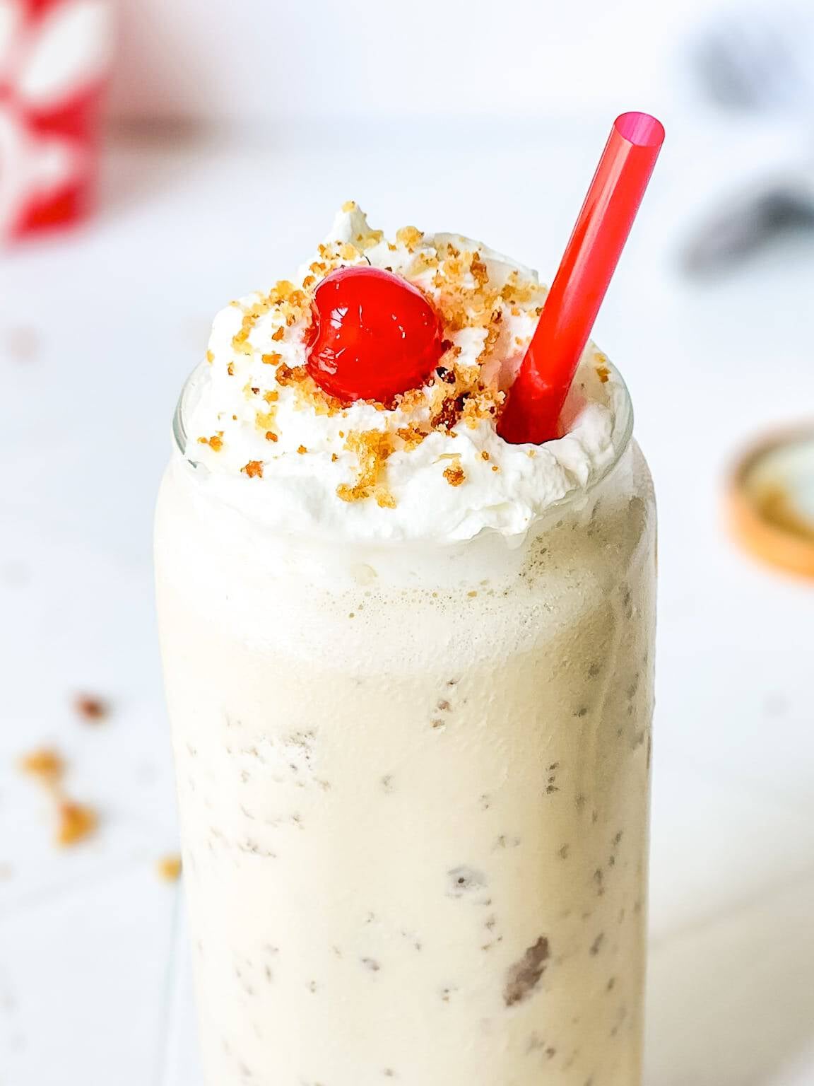 Chick-fil-A Copycat Caramel Milkshake with Crumble