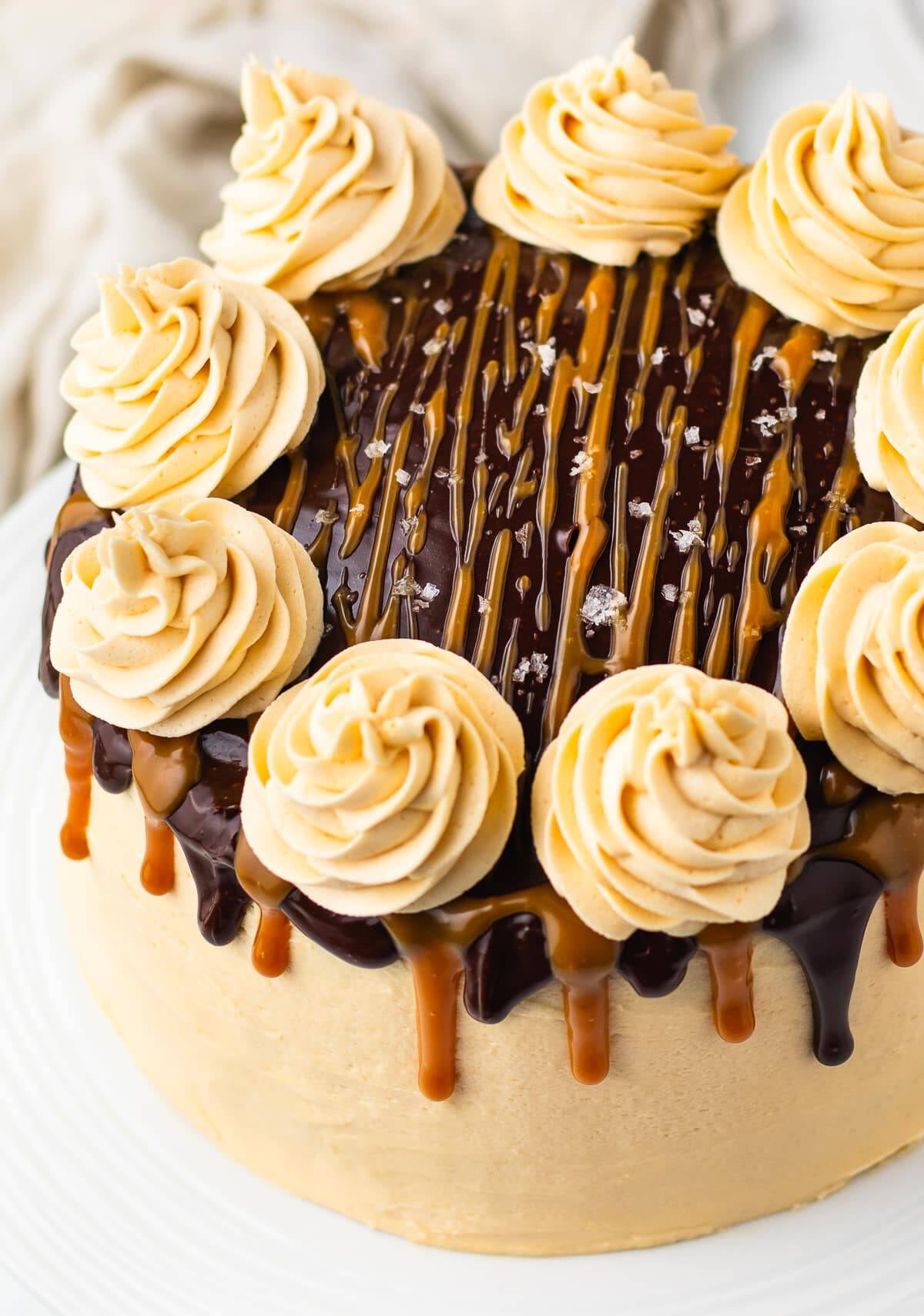 Chocolate Caramel Cake (from Scratch Recipe)