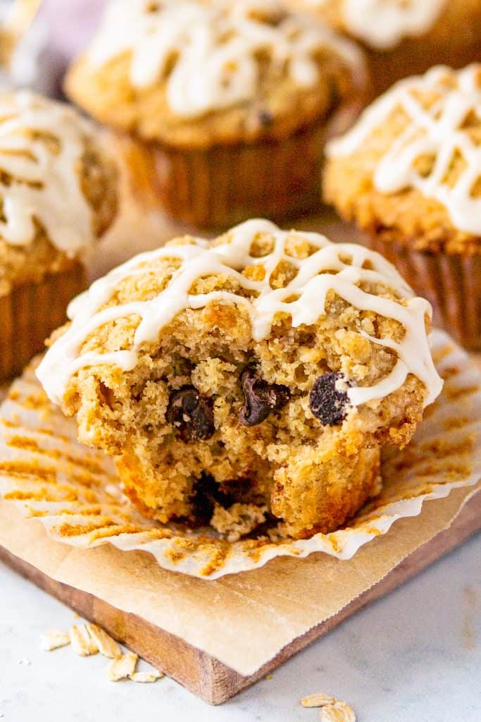 Chocolate Chip Oatmeal Muffins