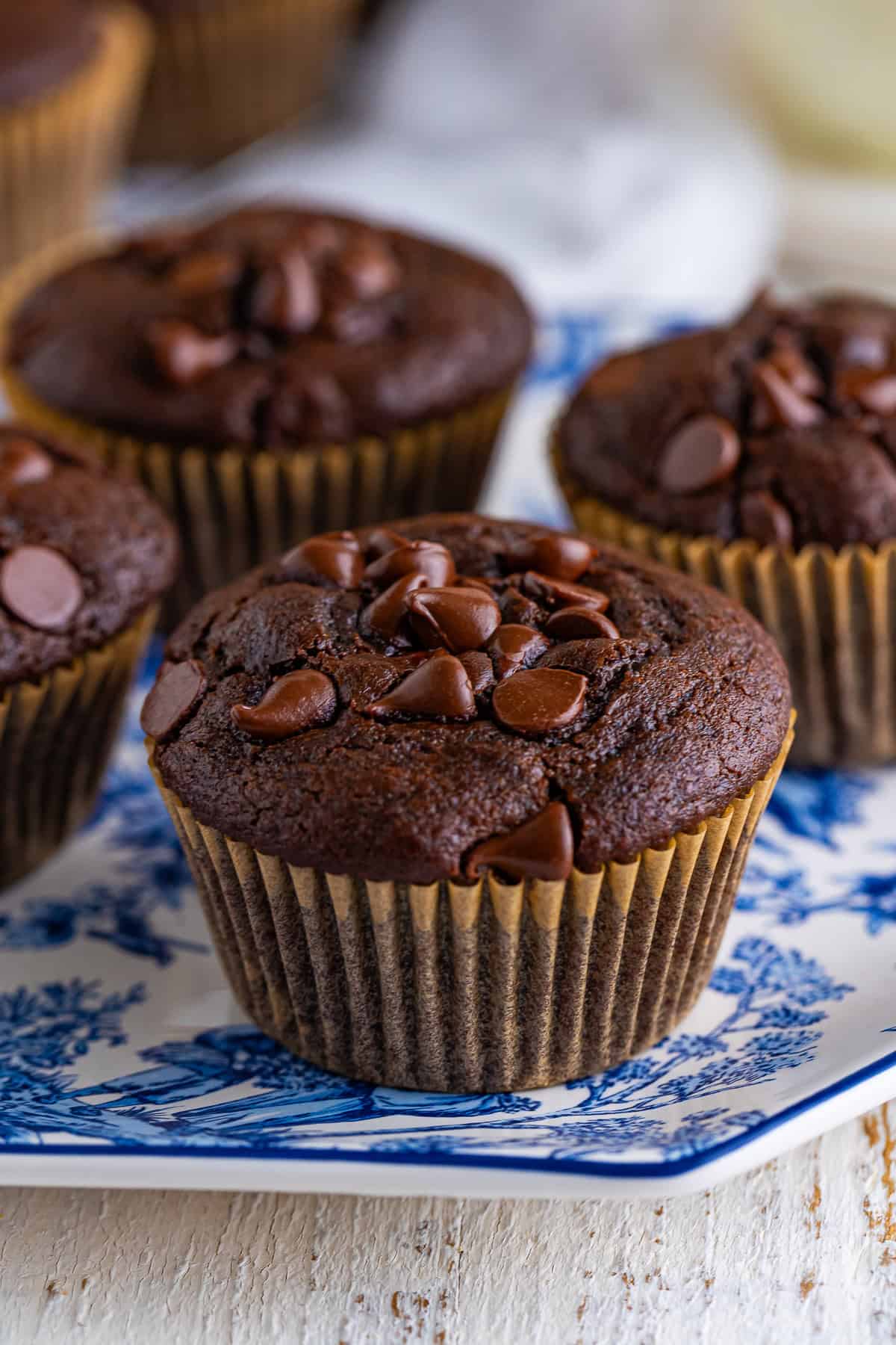 Best Double Chocolate Muffins
