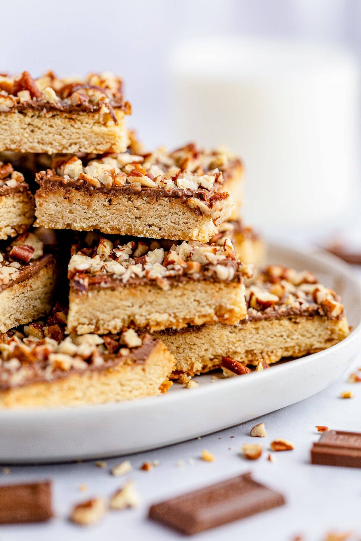 Chocolate Pecan Toffee Bars