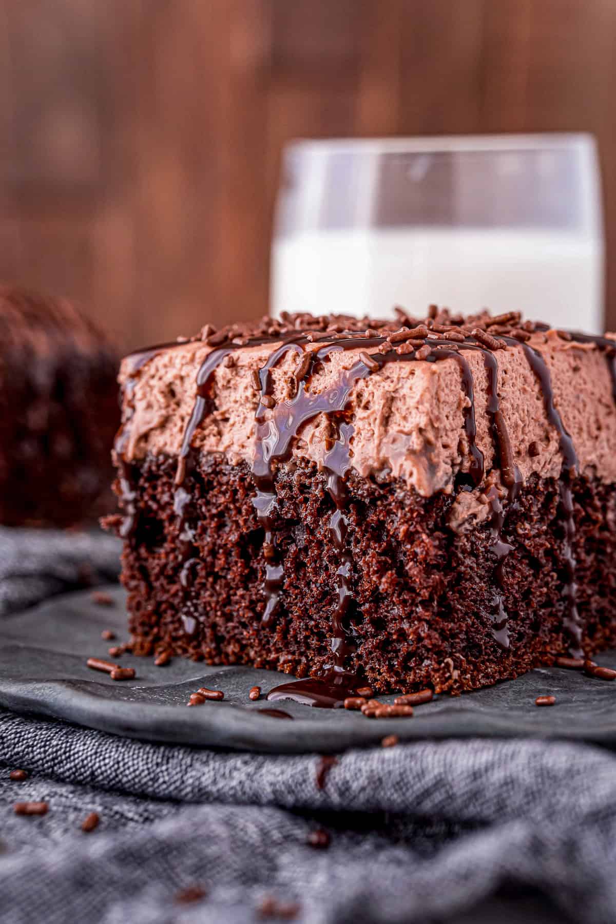 Chocolate Poke Cake