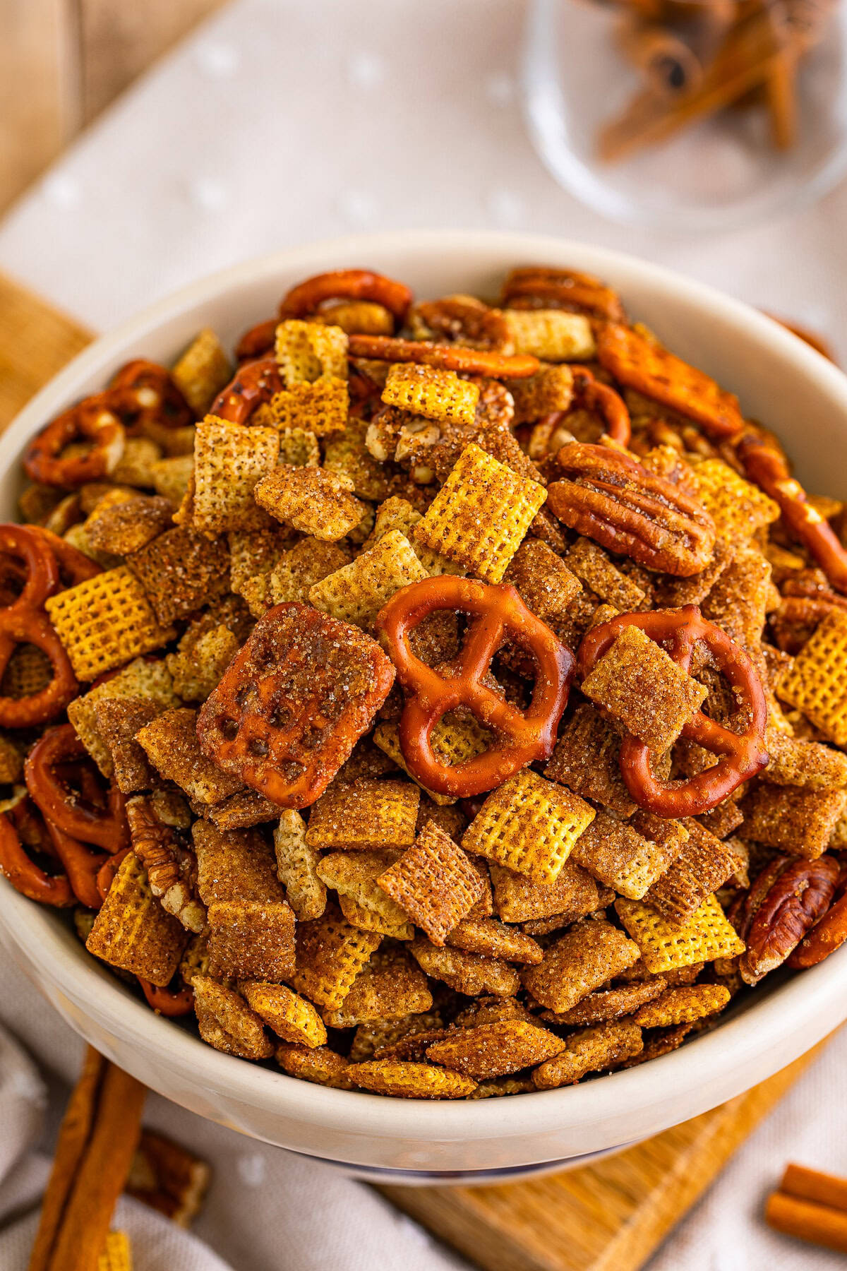 Cinnamon Sugar Sweet Chex Mix Recipe