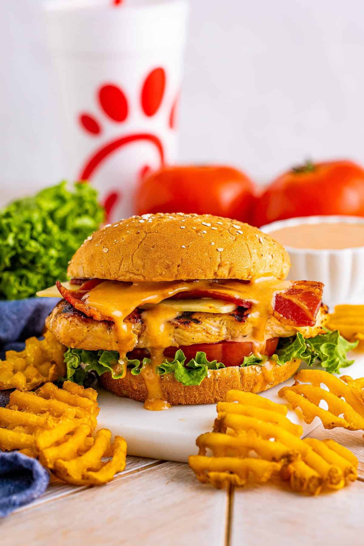 Copycat Chick Fil A Grilled Chicken Sandwich Recipe (Grilled Chicken Club)