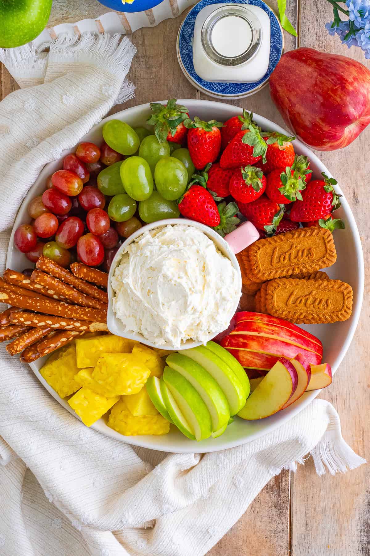 Easy Cream Cheese Fruit Dip Recipe (with Cool Whip)