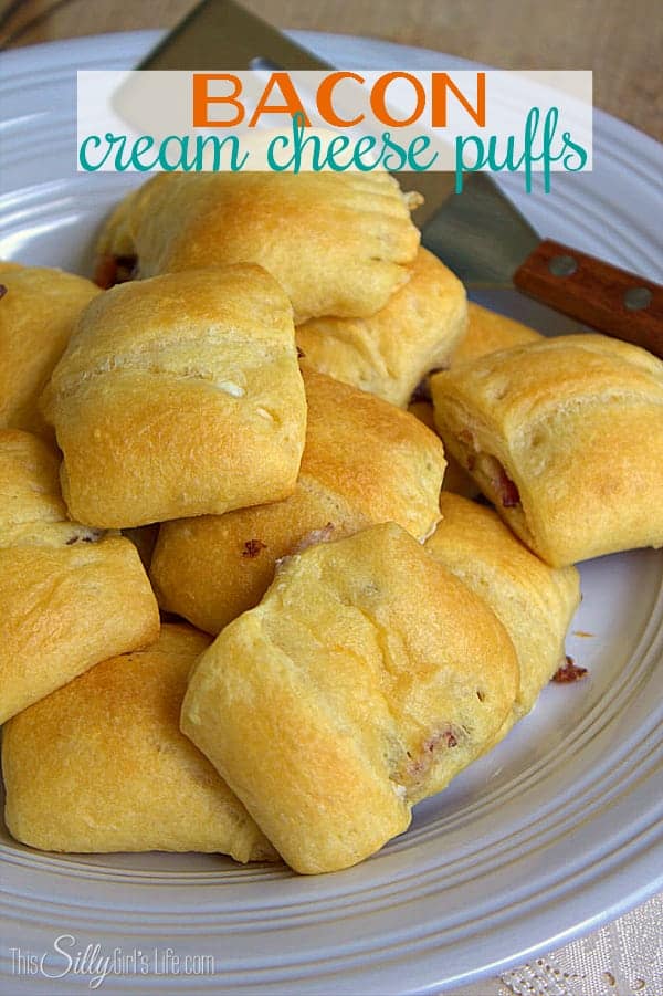 Bacon Cream Cheese Puffs