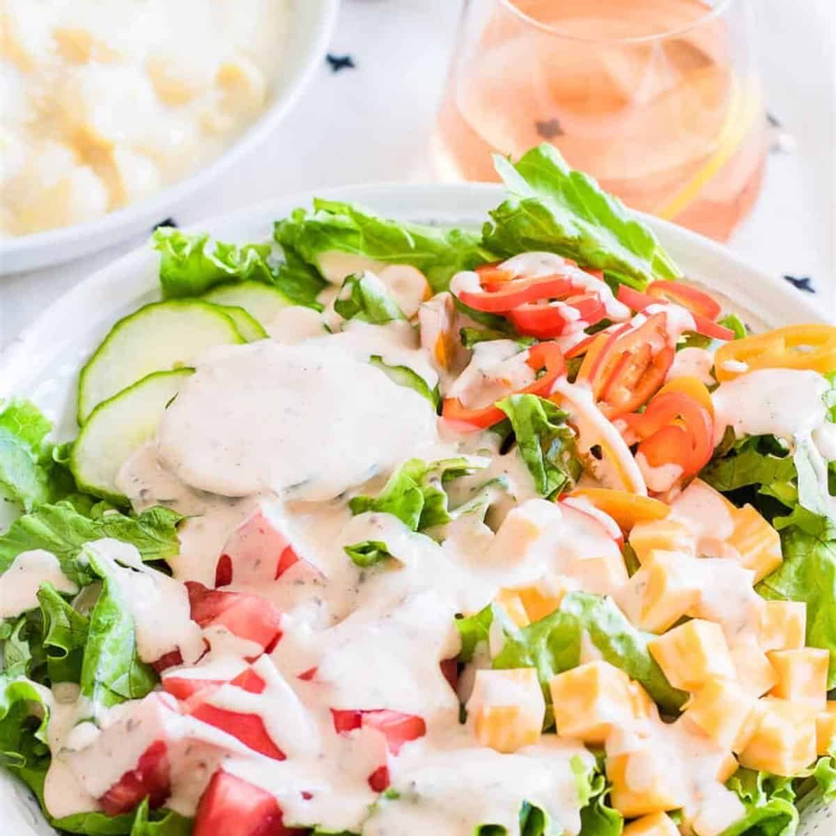 Creamy Garlic Dressing Recipe (Salad)