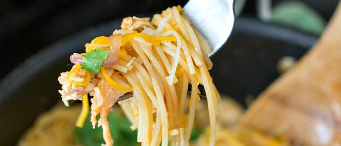 One Pan BBQ Chicken Pasta