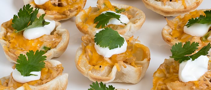 Chicken Enchilada Bites