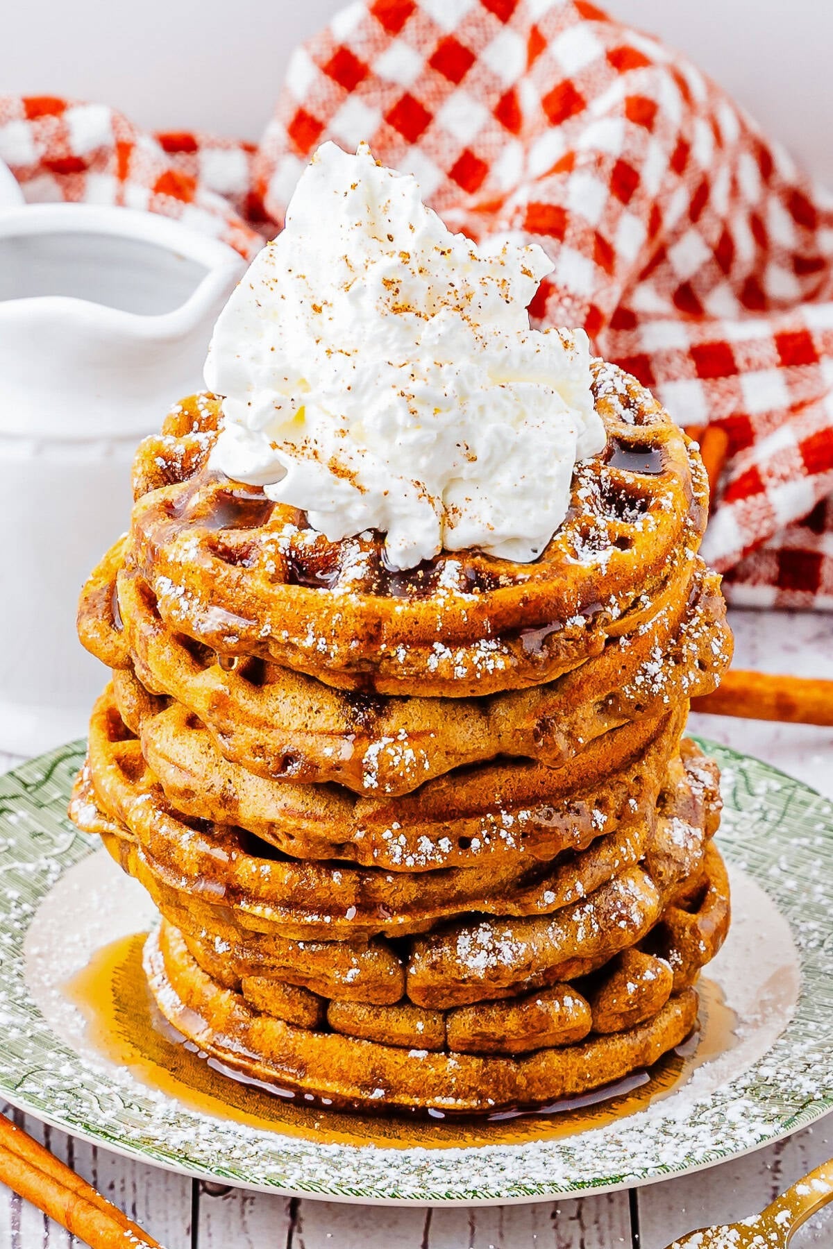 How To Make Easy Gingerbread Waffles