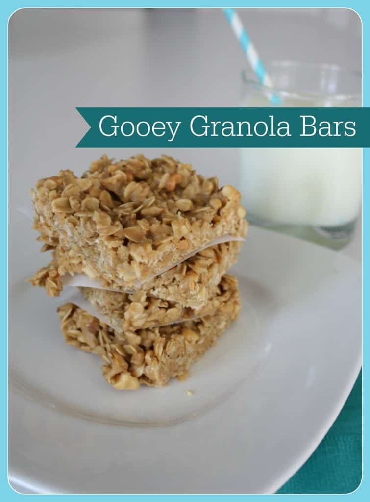 Gooey Granola Bars