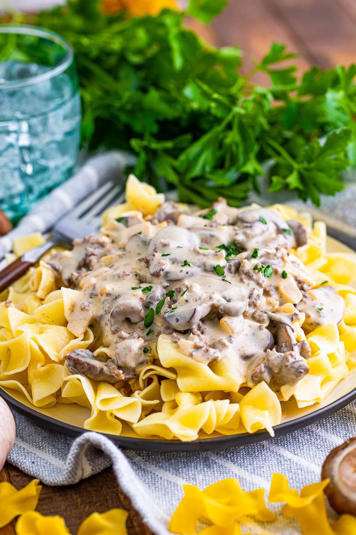 Best & Easy Ground Beef Stroganoff Recipe