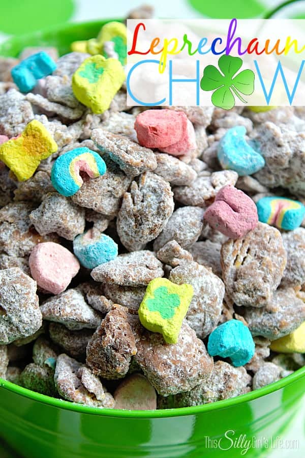 Leprechaun Chow {Muddy Buddies}