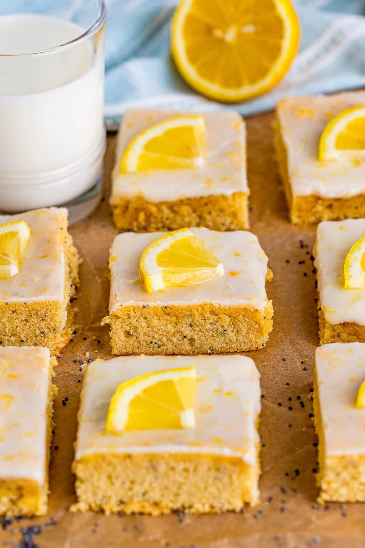 Lemon Poppyseed Bars
