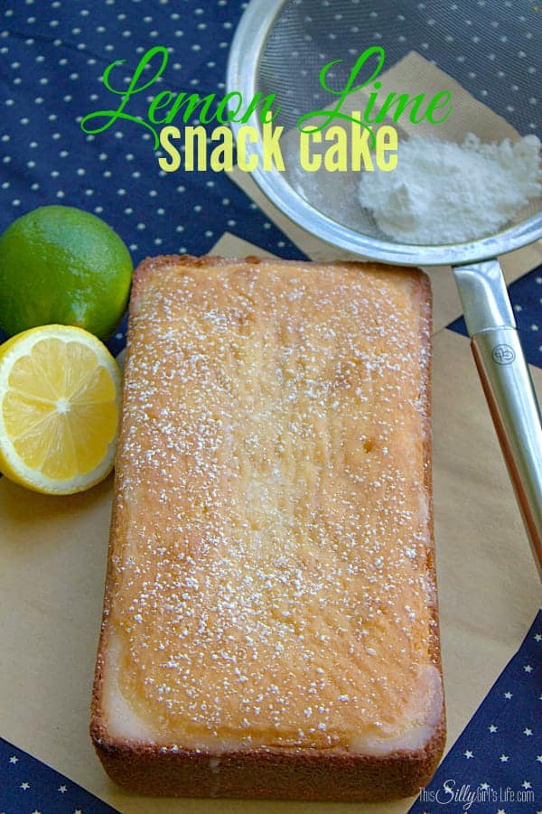 Lemon Lime Snack Cake