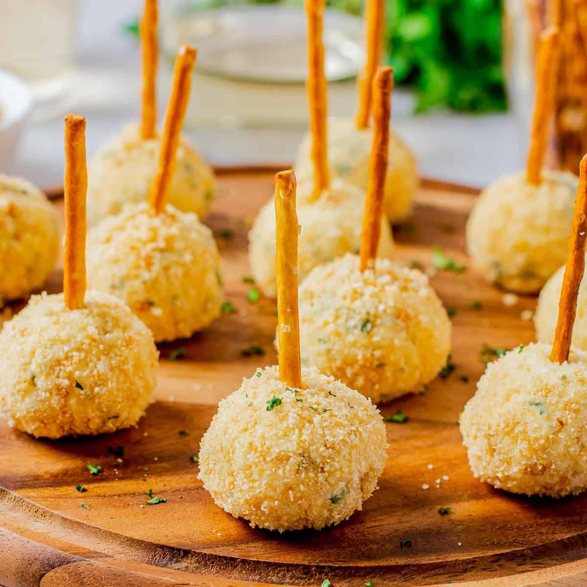 Mini Goat Cheese Balls Appetizer